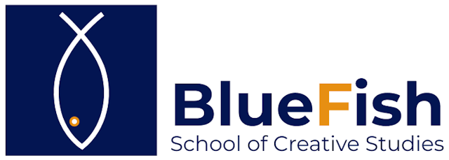 Blue Fish Logo.